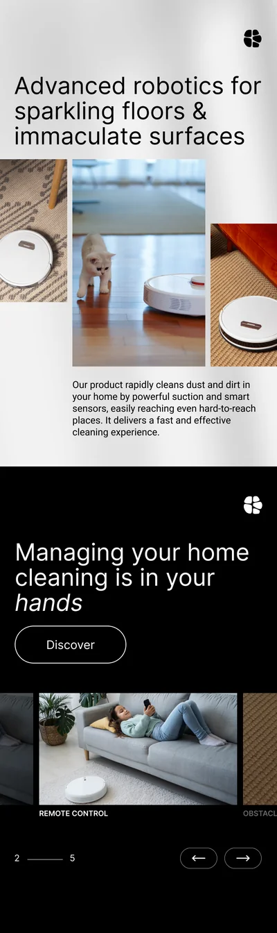 DAVUT app, product and home control screens